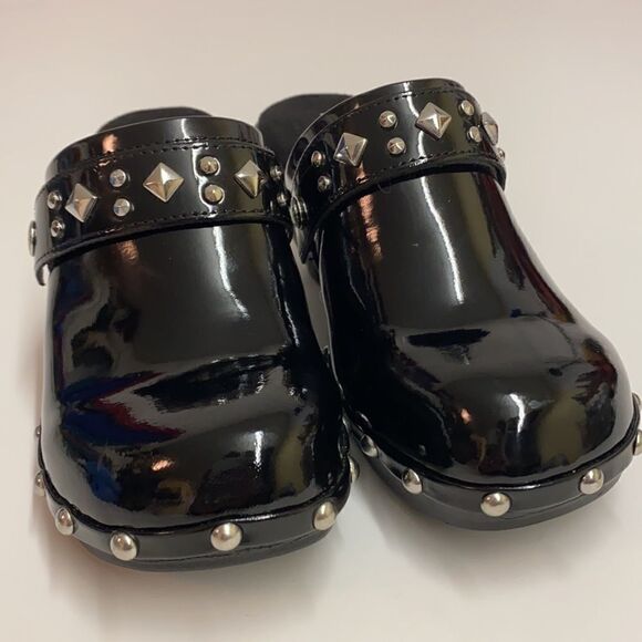 Lindsay Phillips Black Karin Studded clogs A21 - Picture 5 of 10